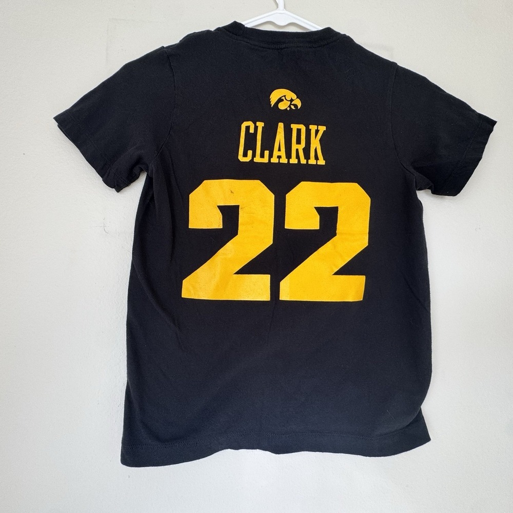 Caitlin Clark Iowa Nike Record You Break It You Own It Black T-shirt Youth L